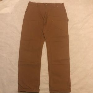 Carhartt Men’s Dungarees Brown Work Pants Sz 38x34